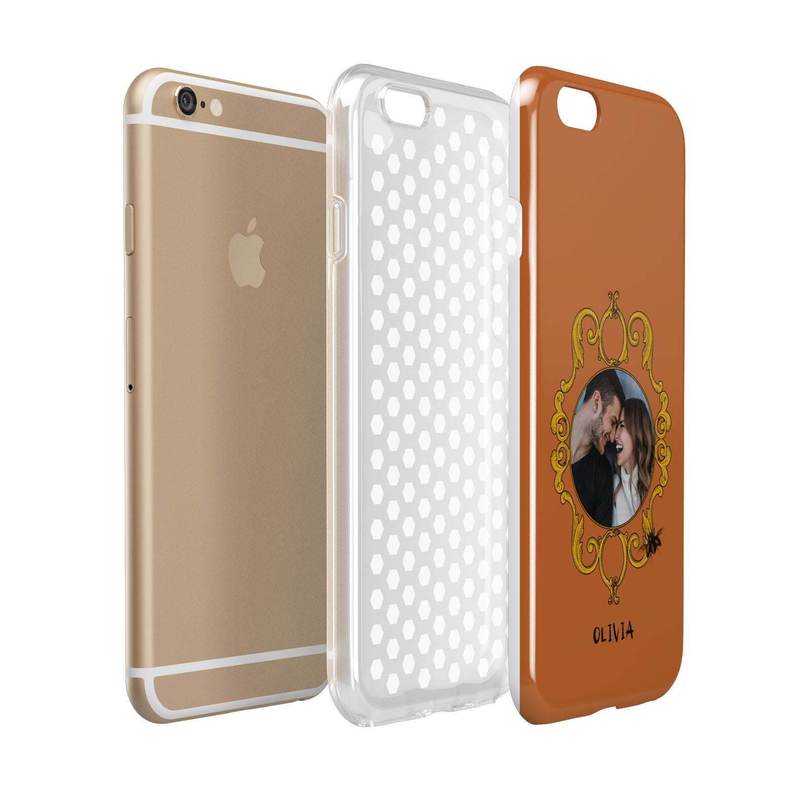 Ornate Halloween Custom Photo Apple iPhone 6 3D Tough Case Expanded view