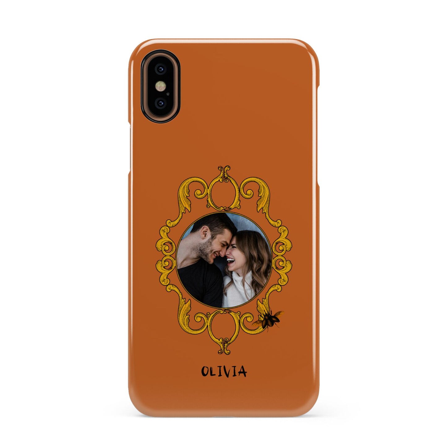 Ornate Halloween Custom Photo Apple iPhone XS 3D Snap Case