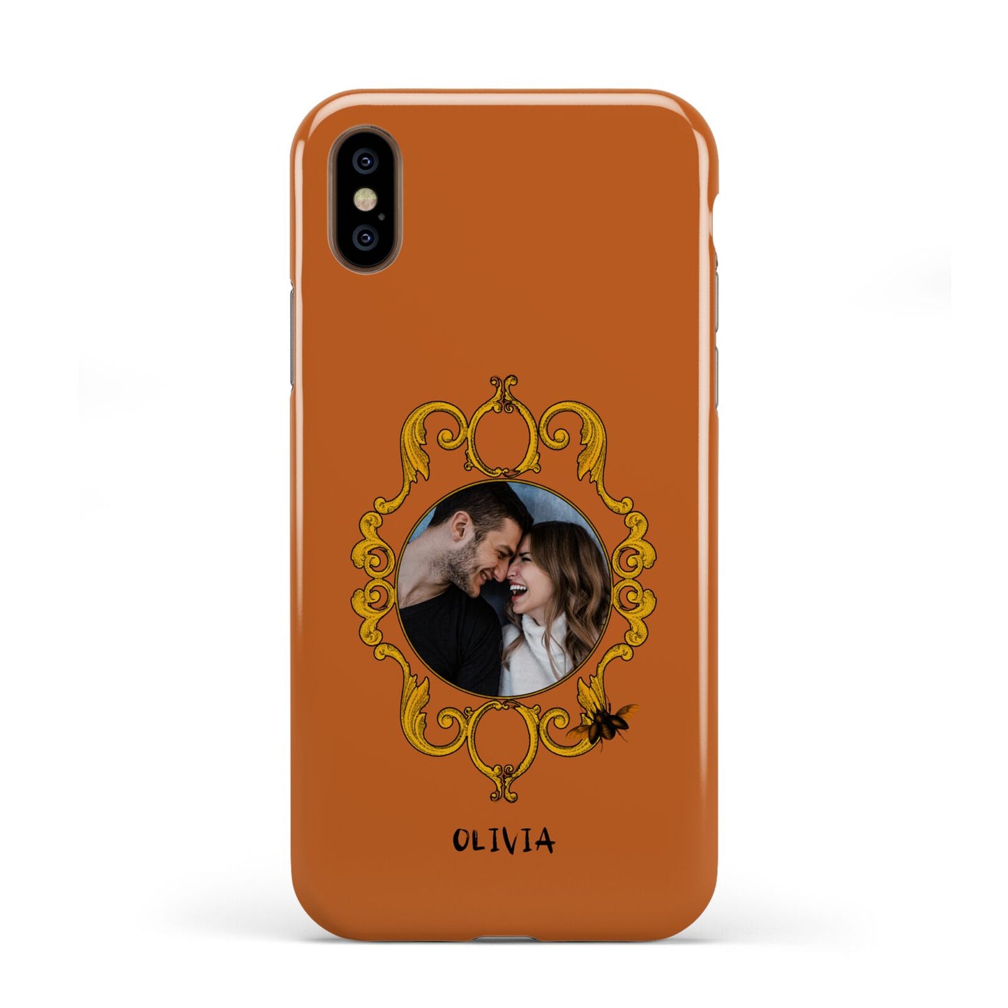 Ornate Halloween Custom Photo Apple iPhone XS 3D Tough