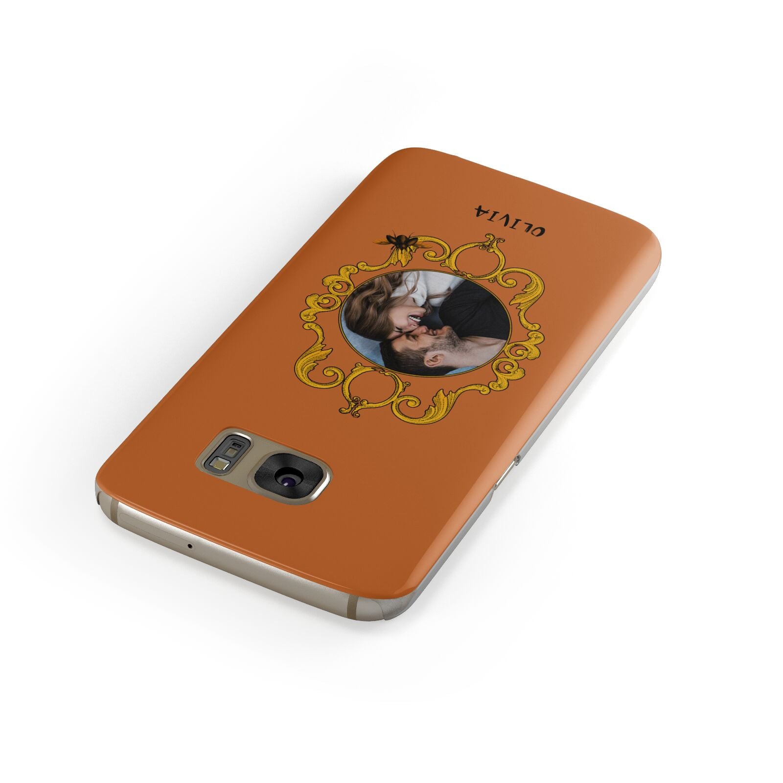 Ornate Halloween Custom Photo Samsung Galaxy Case Front Close Up