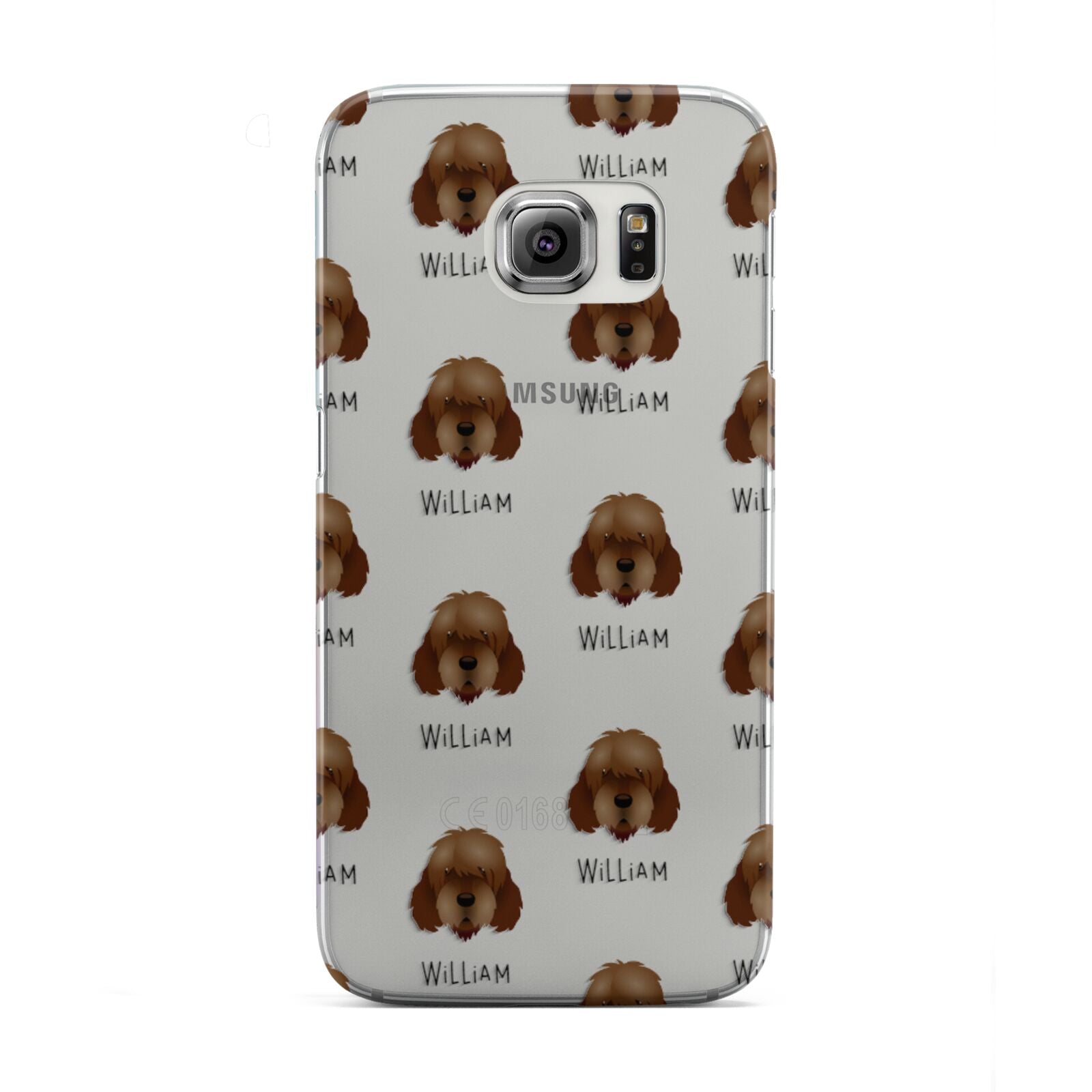 Otterhound Icon with Name Samsung Galaxy S6 Edge Case