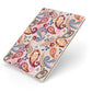 Paisley Cashmere Flowers Apple iPad Case on Gold iPad Side View