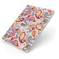 Paisley Cashmere Flowers Apple iPad Case on Silver iPad Side View