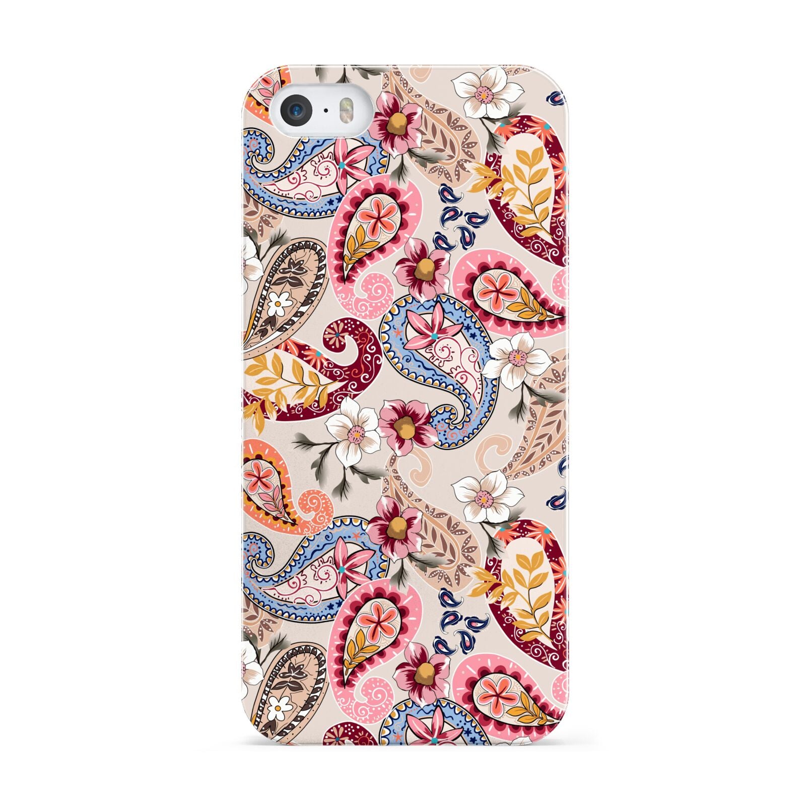 Paisley Cashmere Flowers Apple iPhone 5 Case