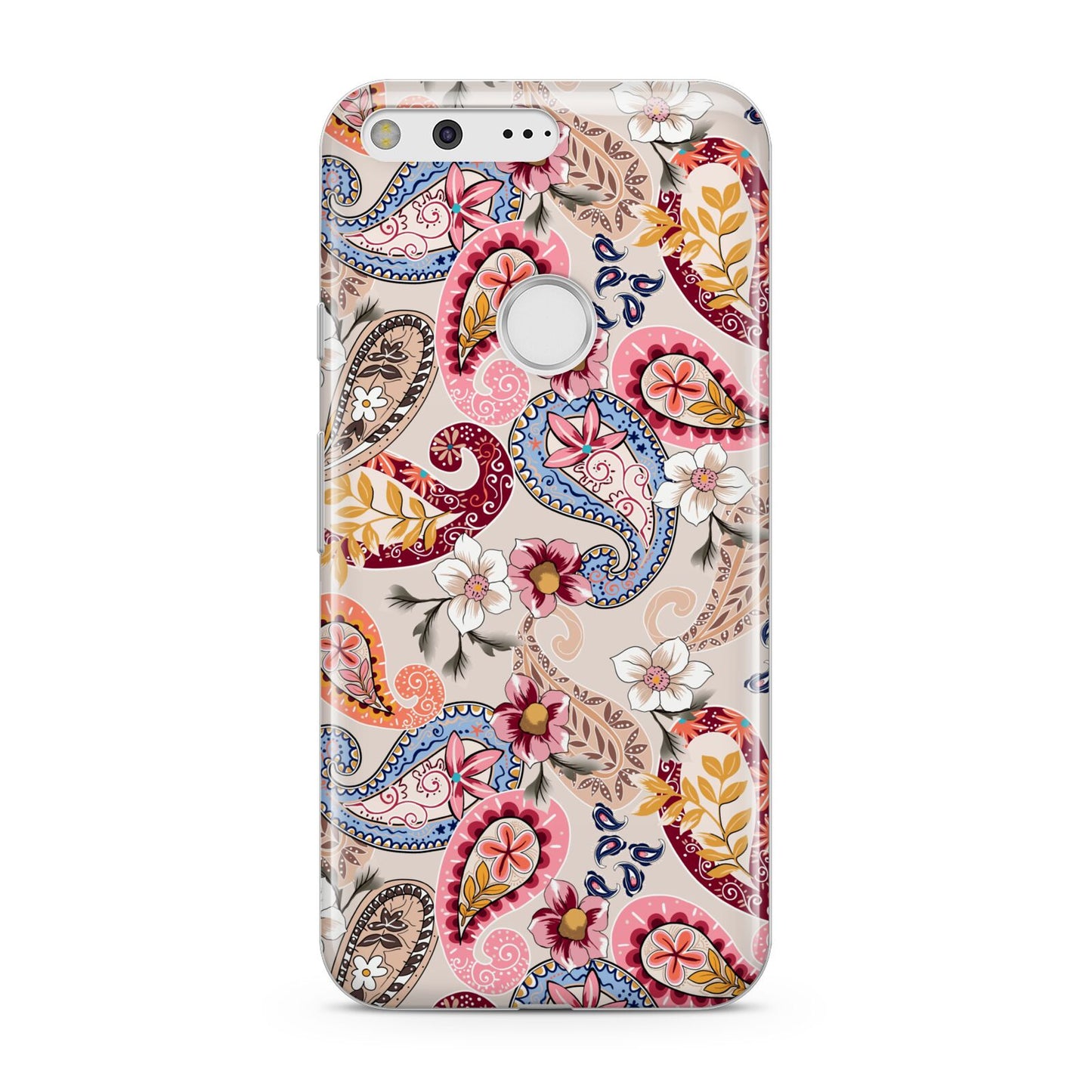 Paisley Cashmere Flowers Google Pixel Case