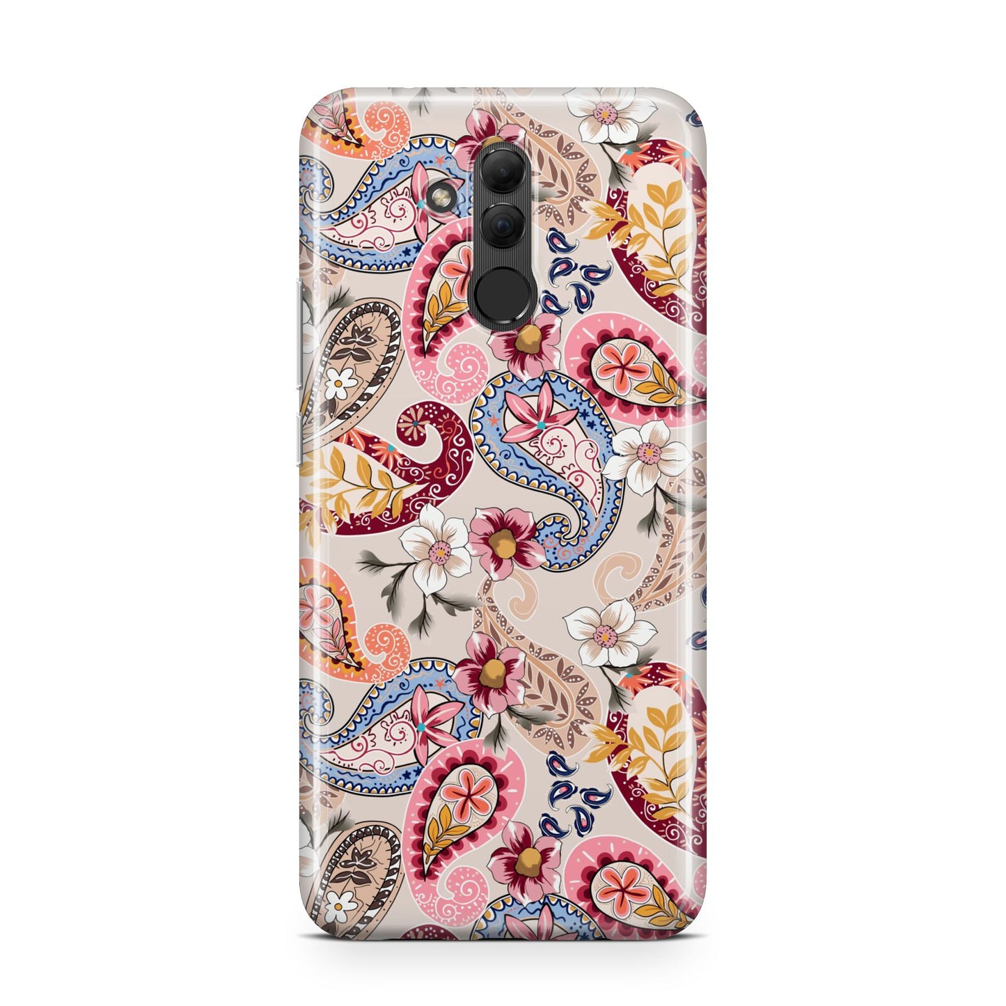 Paisley Cashmere Flowers Huawei Mate 20 Lite