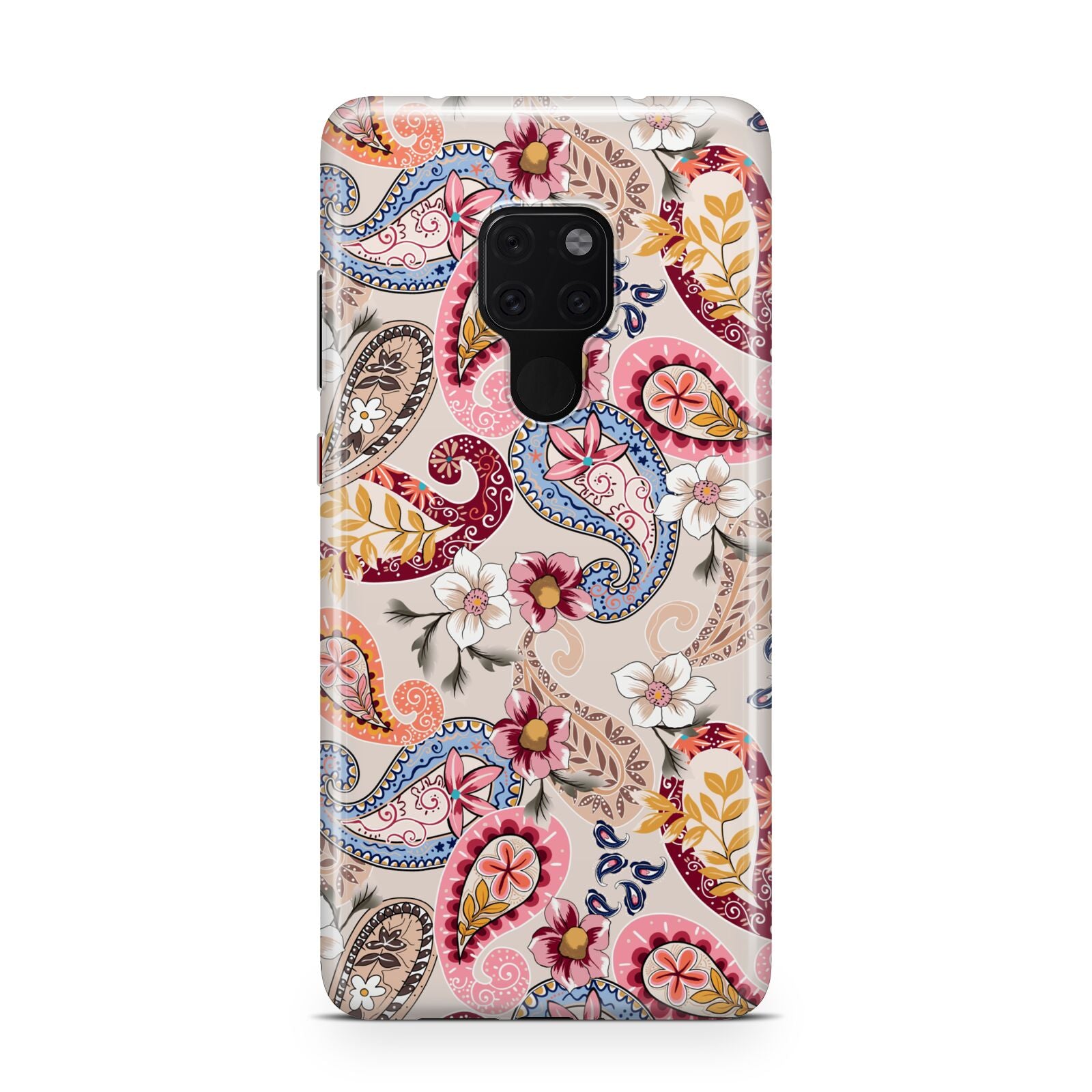 Paisley Cashmere Flowers Huawei Mate 20 Phone Case