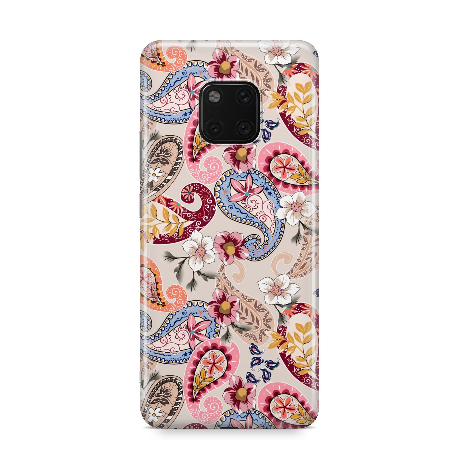 Paisley Cashmere Flowers Huawei Mate 20 Pro Phone Case