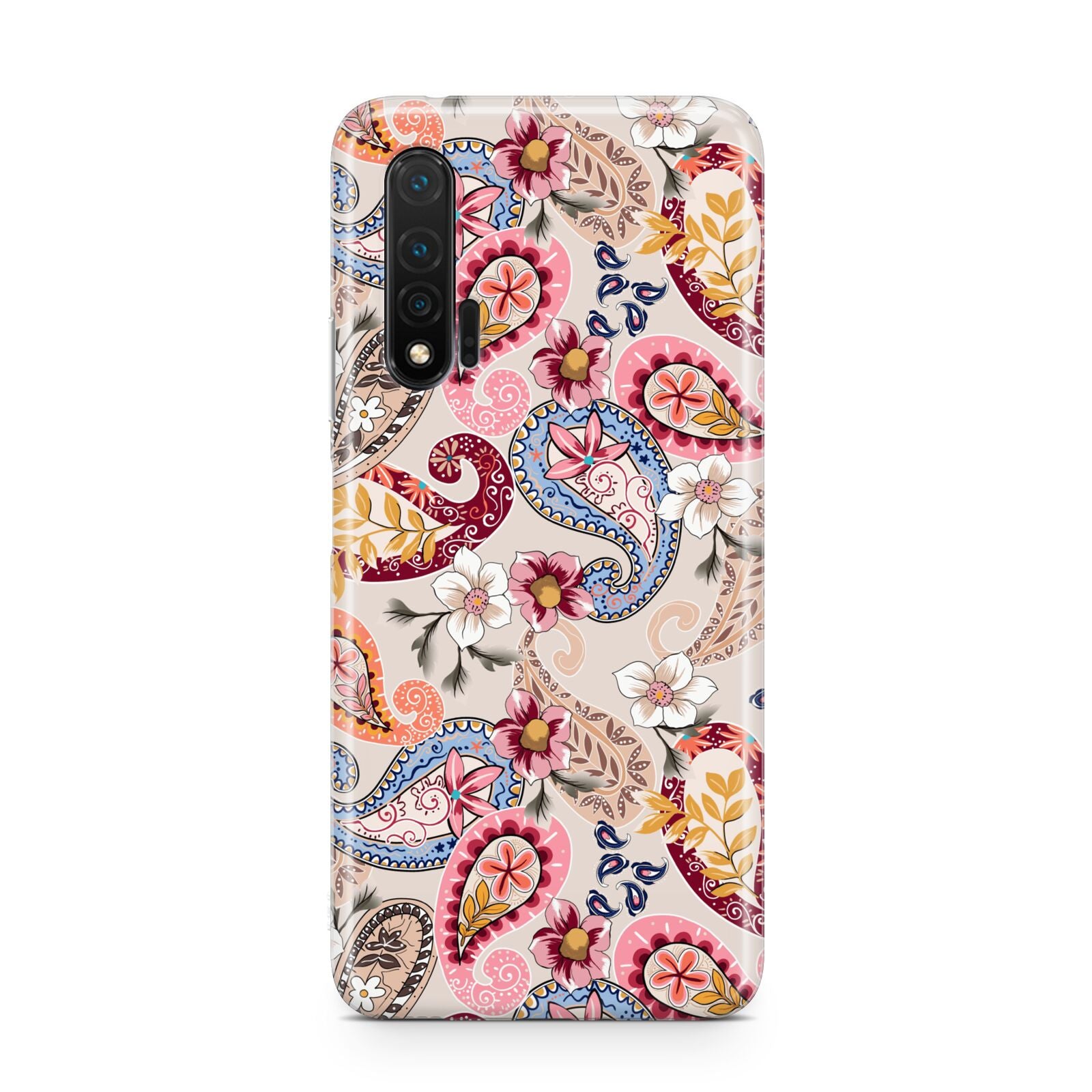 Paisley Cashmere Flowers Huawei Nova 6 Phone Case