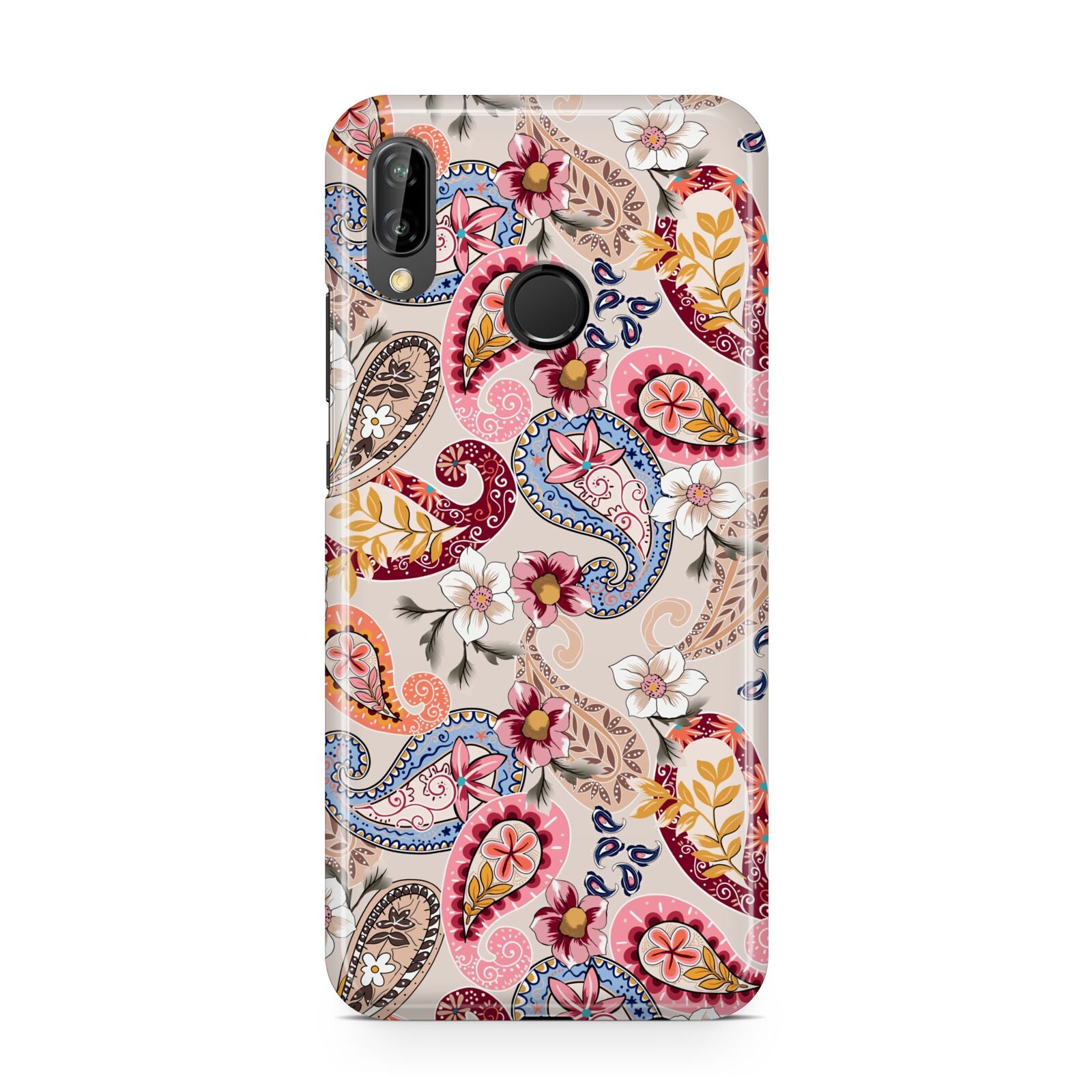 Paisley Cashmere Flowers Huawei P20 Lite Phone Case