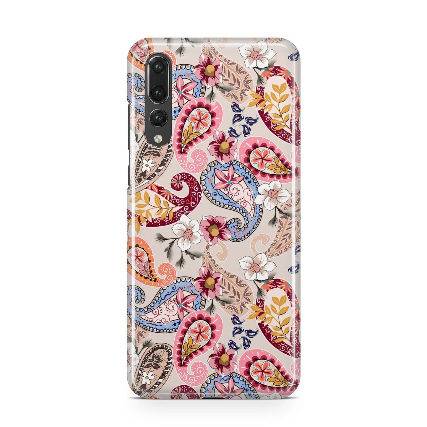 Paisley Cashmere Flowers Huawei P20 Pro Phone Case