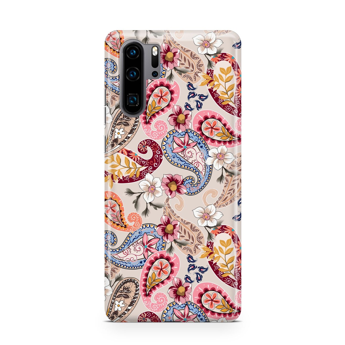 Paisley Cashmere Flowers Huawei P30 Pro Phone Case