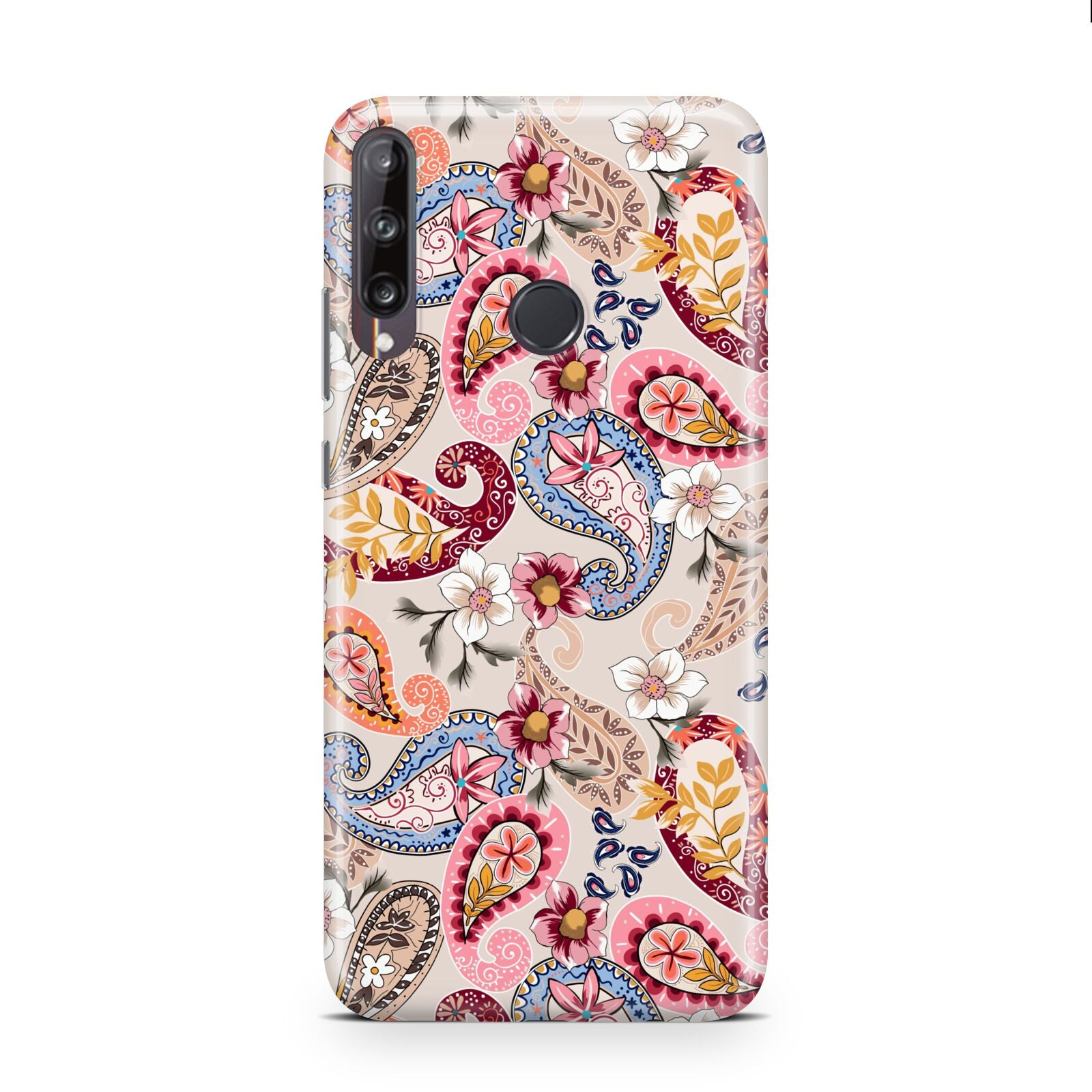 Paisley Cashmere Flowers Huawei P40 Lite E Phone Case