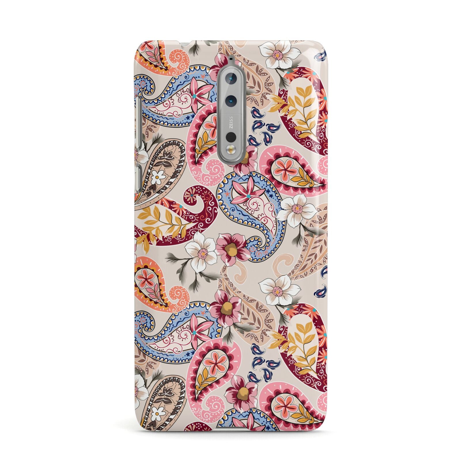 Paisley Cashmere Flowers Nokia Case