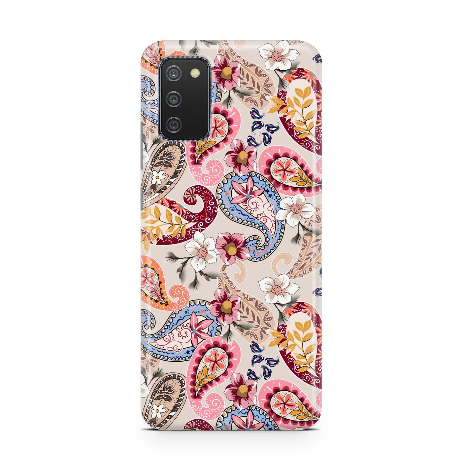 Paisley Cashmere Flowers Samsung A02s Case