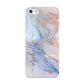 Pale Blue And Pink Marble Apple iPhone 5 Case