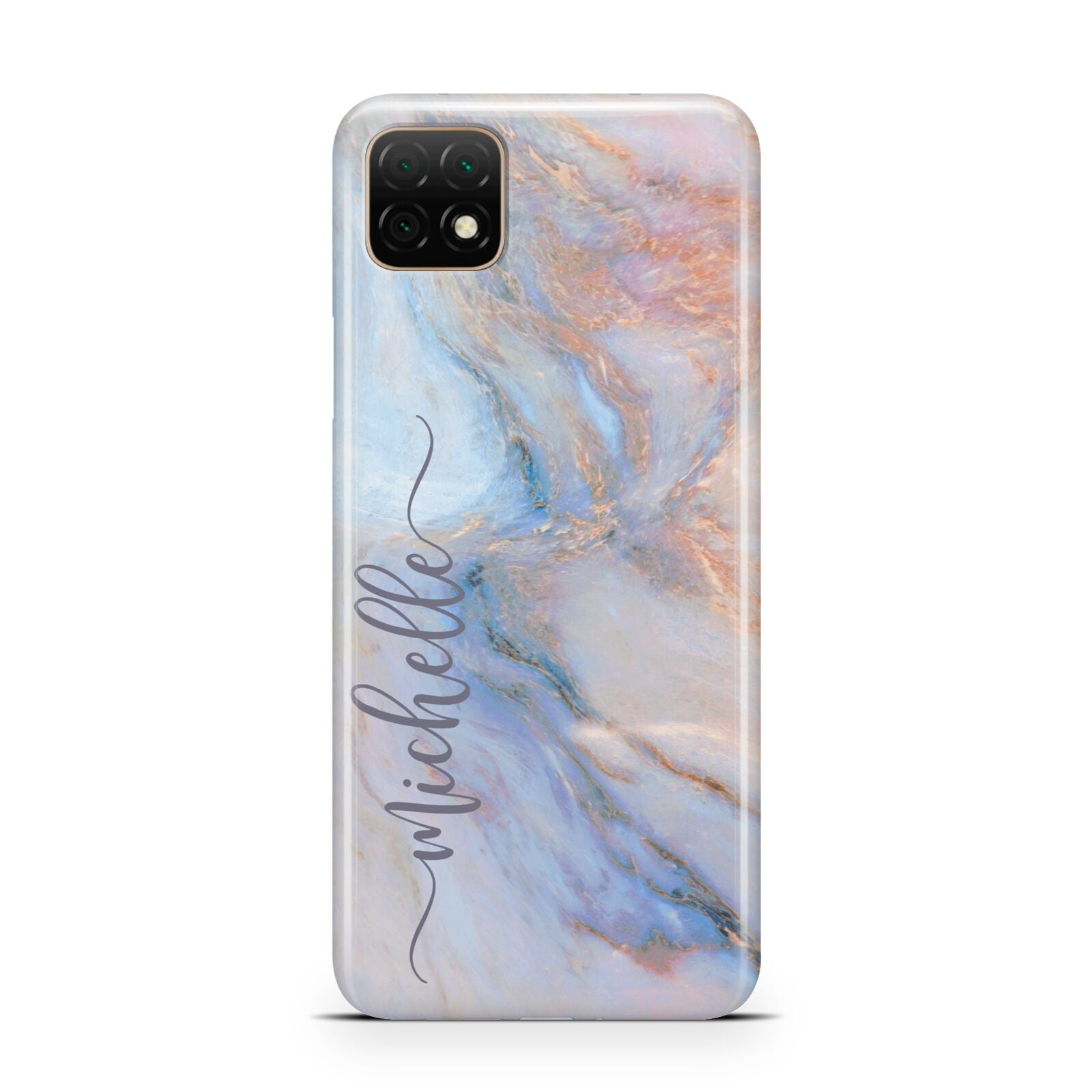 Pale Blue And Pink Marble Huawei Enjoy 20 Phone Case