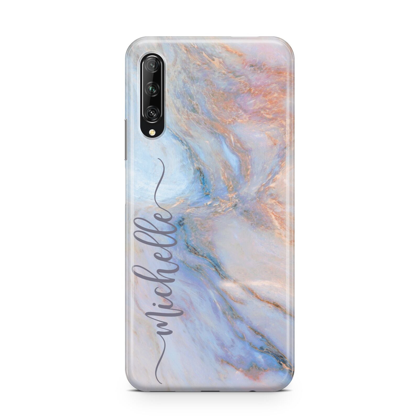 Pale Blue And Pink Marble Huawei P Smart Pro 2019