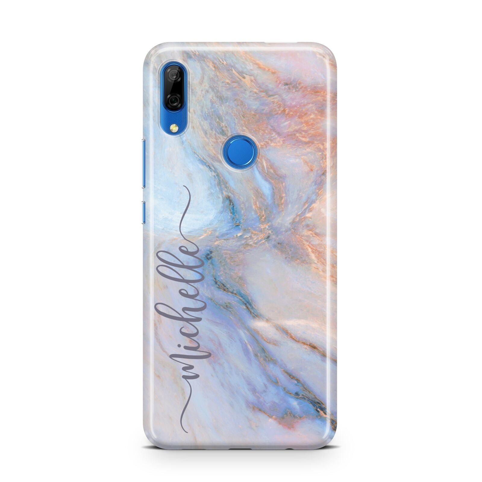 Pale Blue And Pink Marble Huawei P Smart Z