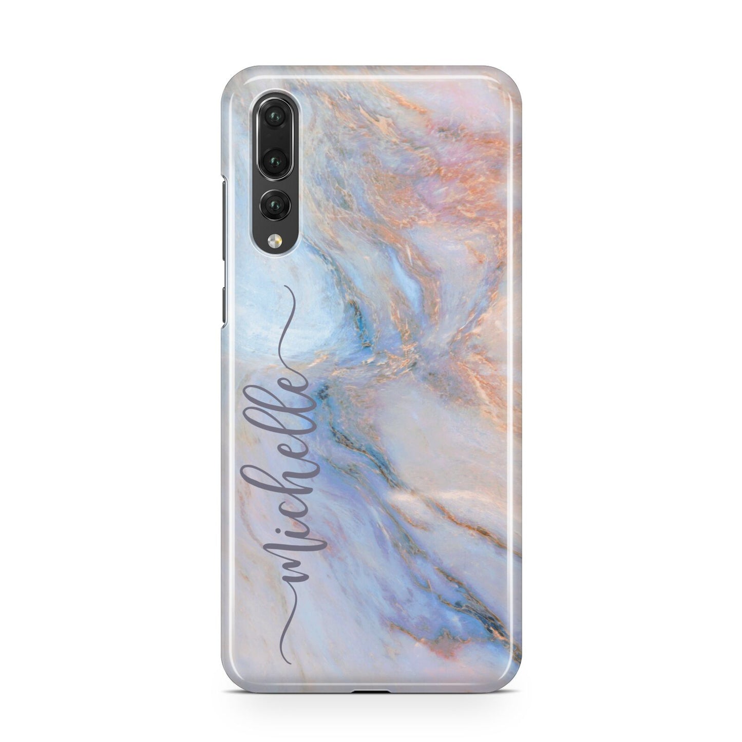 Pale Blue And Pink Marble Huawei P20 Pro Phone Case