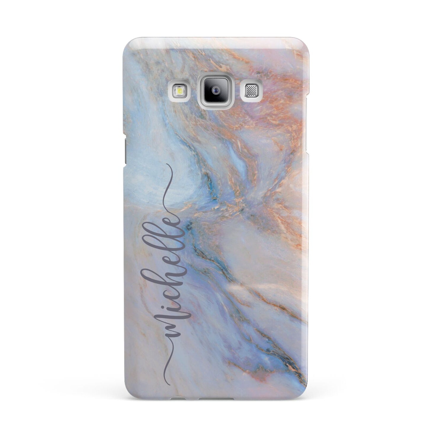 Pale Blue And Pink Marble Samsung Galaxy A7 2015 Case