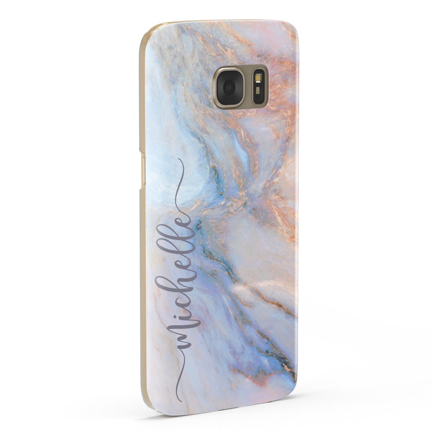 Pale Blue And Pink Marble Samsung Galaxy Case Fourty Five Degrees