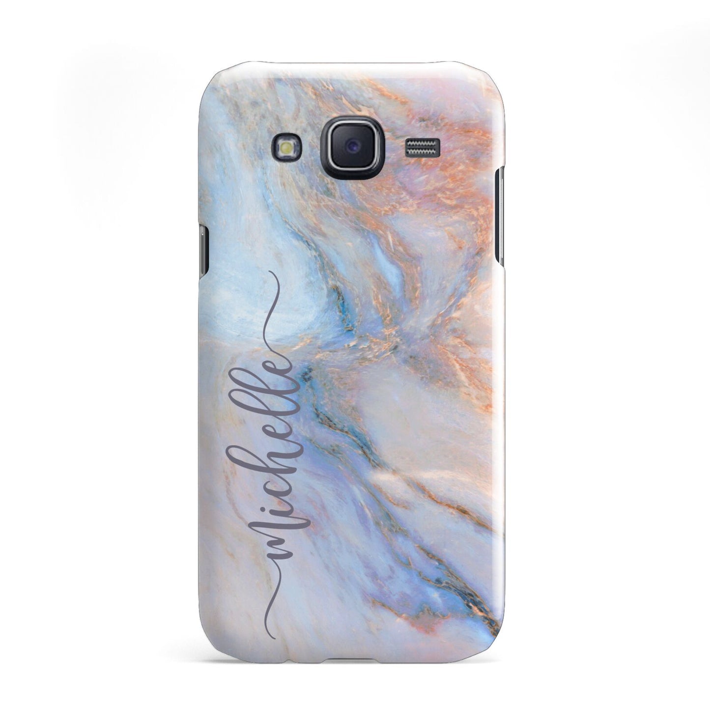 Pale Blue And Pink Marble Samsung Galaxy J5 Case