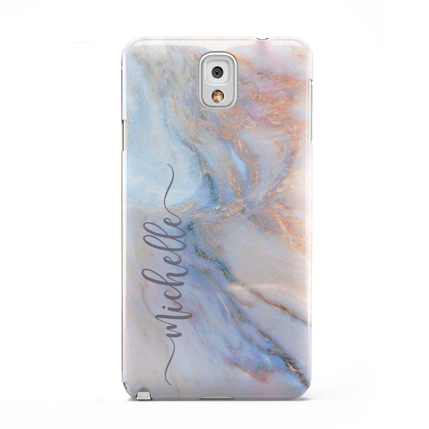 Pale Blue And Pink Marble Samsung Galaxy Note 3 Case