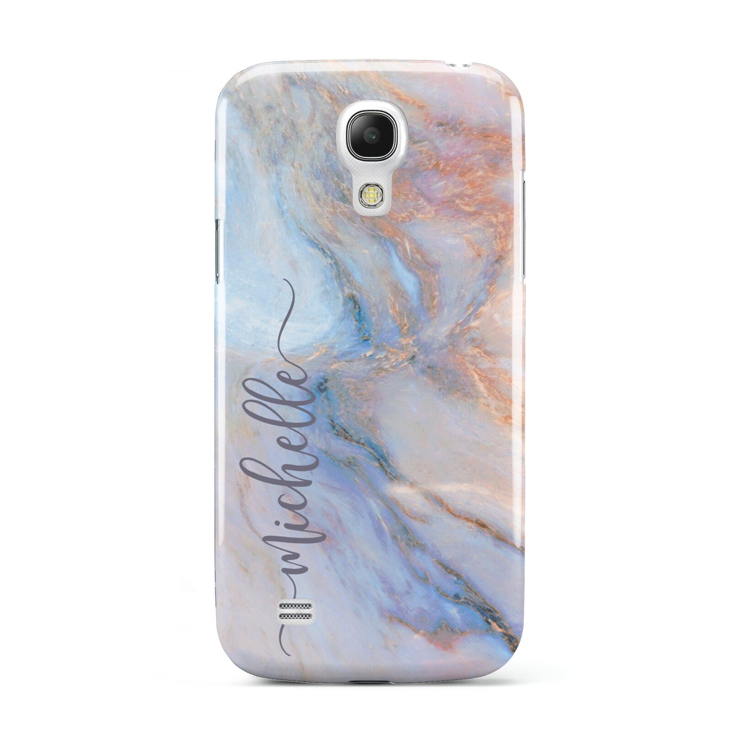 Pale Blue And Pink Marble Samsung Galaxy S4 Mini Case