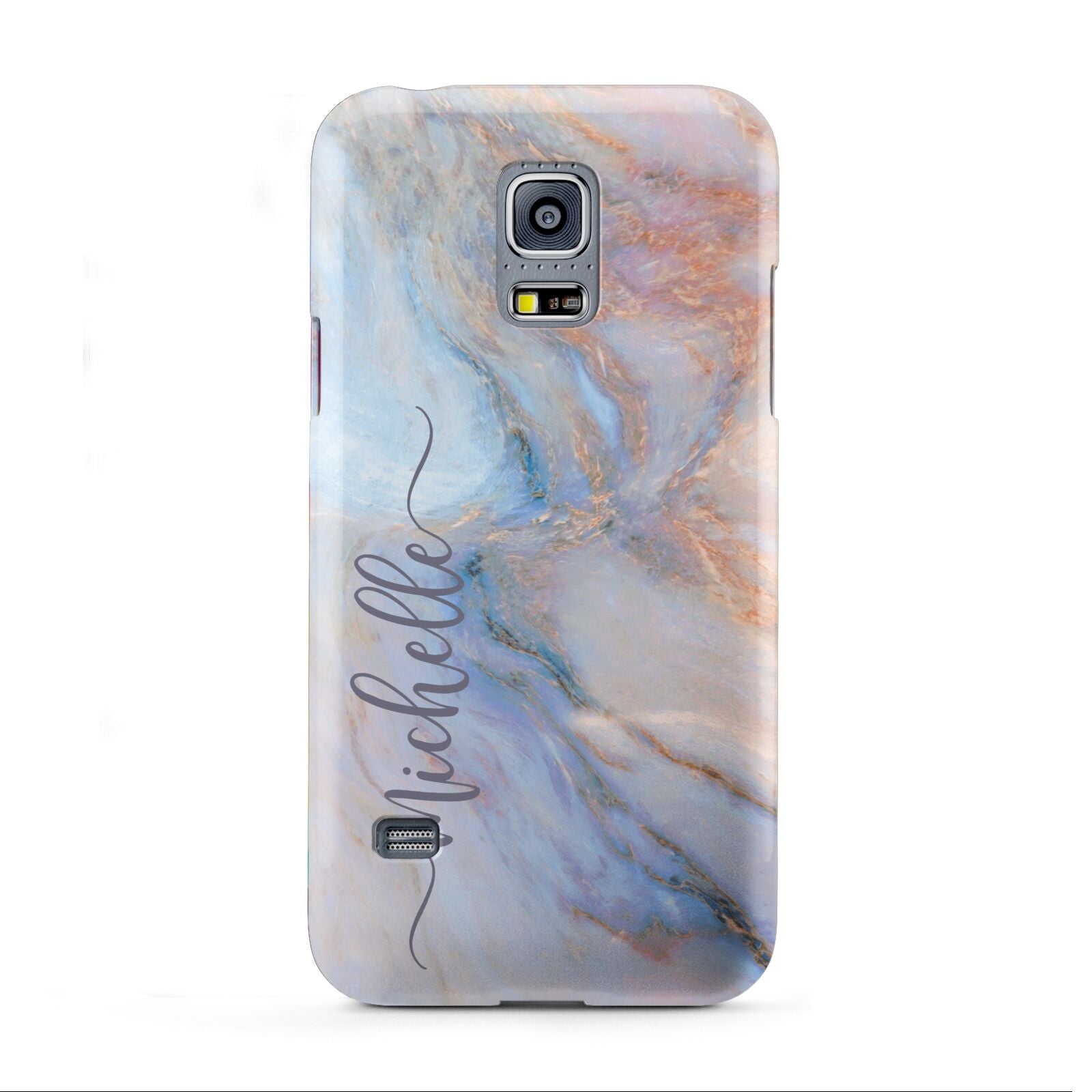 Pale Blue And Pink Marble Samsung Galaxy S5 Mini Case