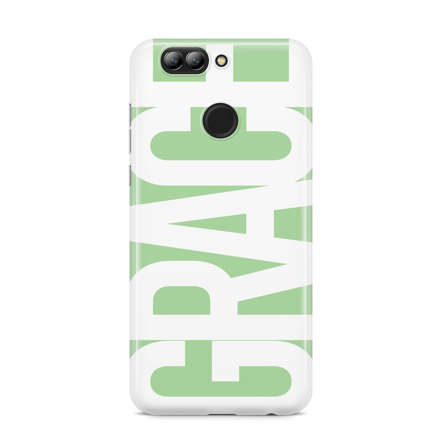 Pale Green with Bold White Text Huawei Nova 2s Phone Case