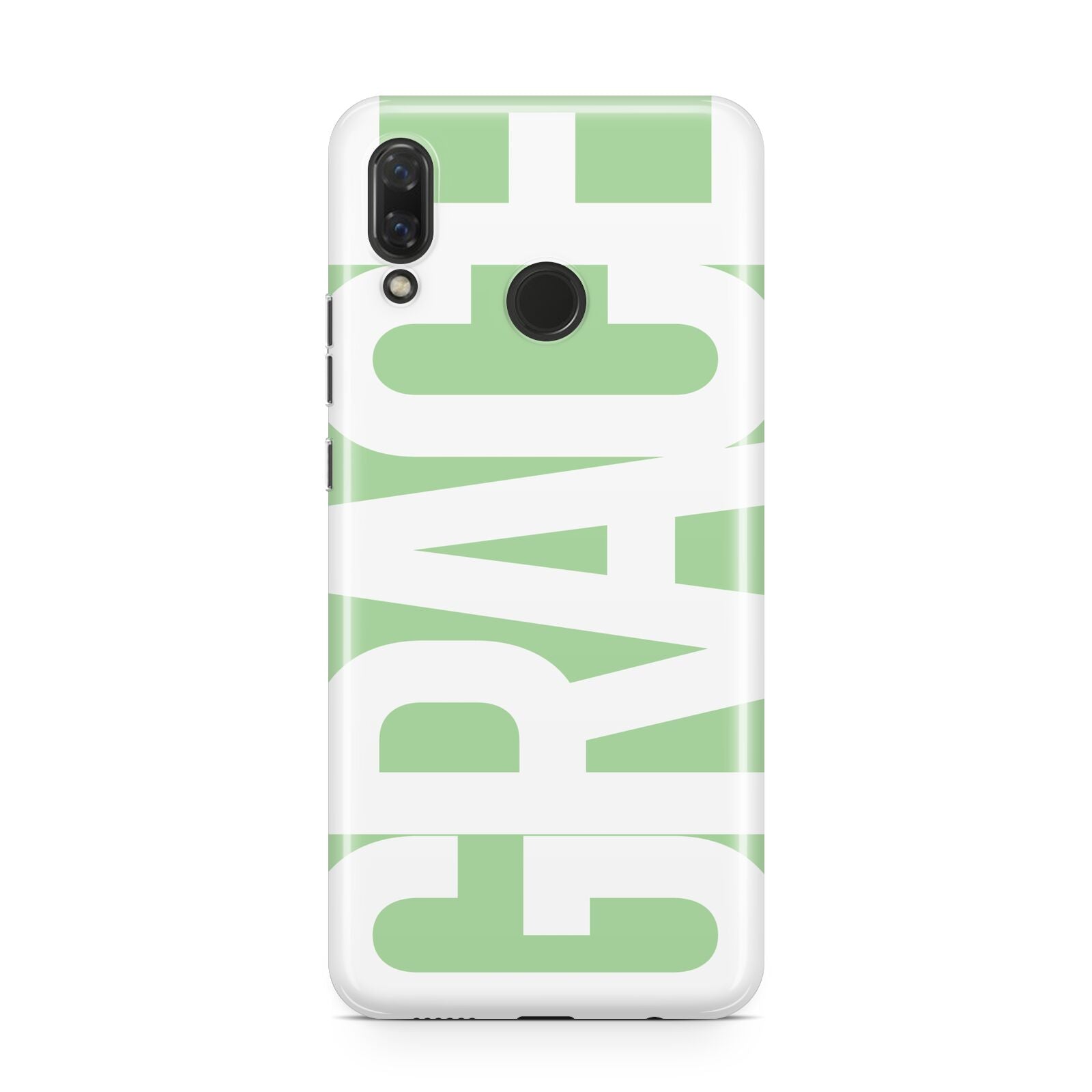 Pale Green with Bold White Text Huawei Nova 3 Phone Case