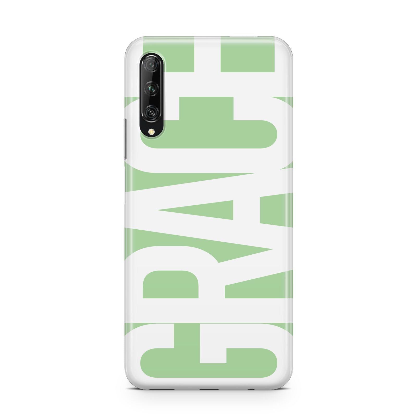 Pale Green with Bold White Text Huawei P Smart Pro 2019