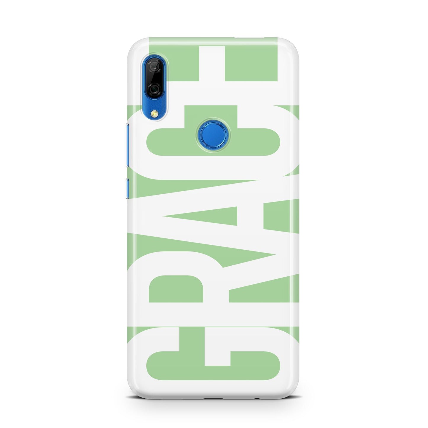 Pale Green with Bold White Text Huawei P Smart Z