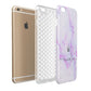 Pale Purple Glitter Marble with Crowned Name Apple iPhone 6 Plus 3D Tough Case Expand Detail Image