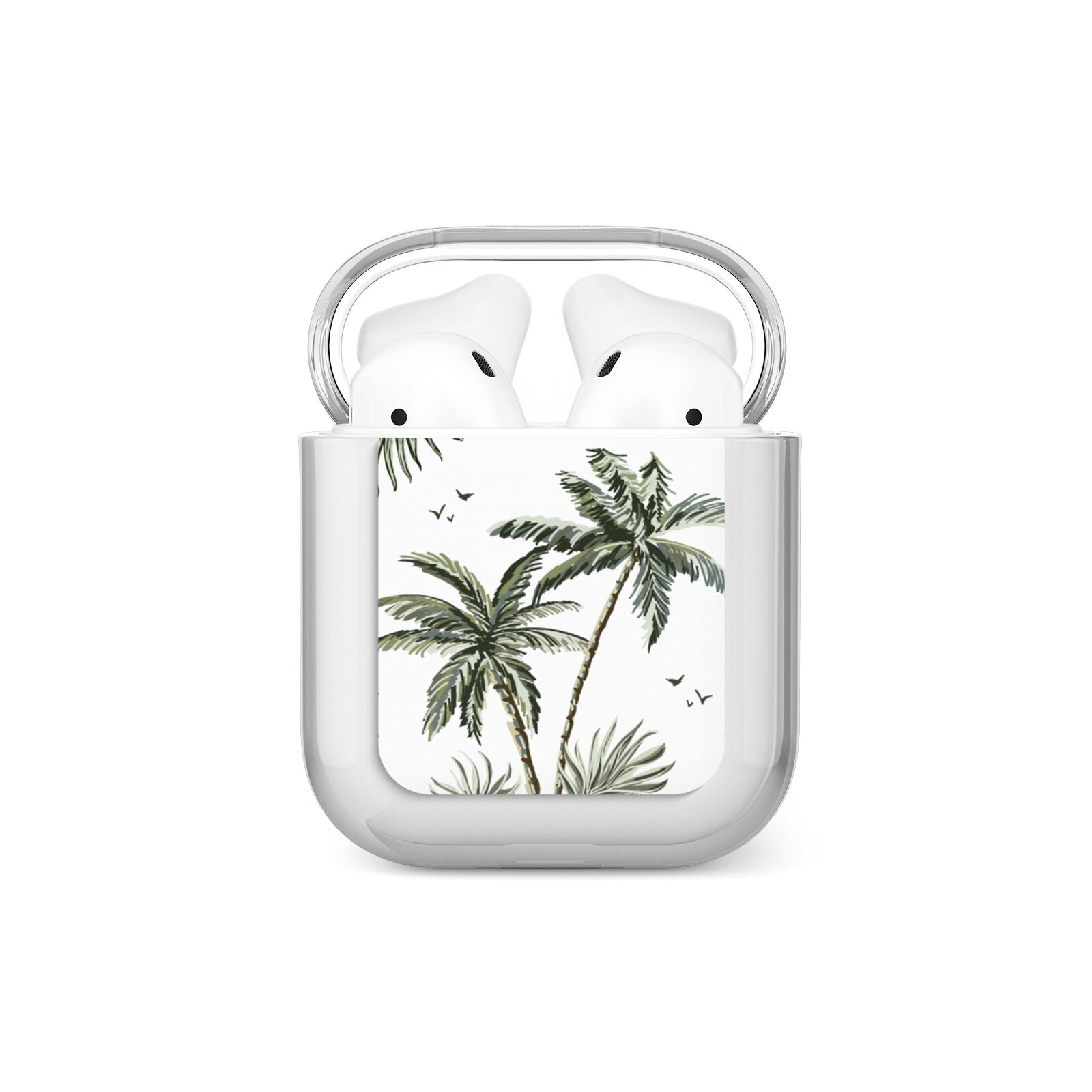 Palm Tree Pattern AirPods Case