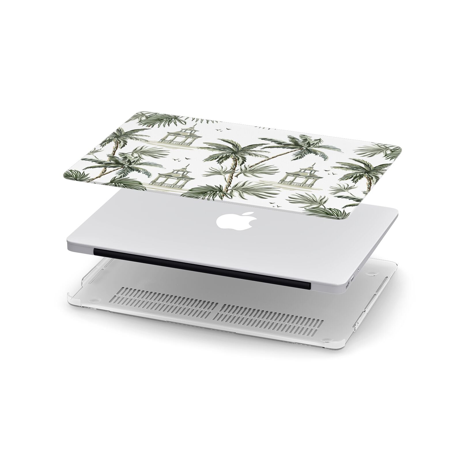 Palm Tree Pattern Apple MacBook Case in Detail