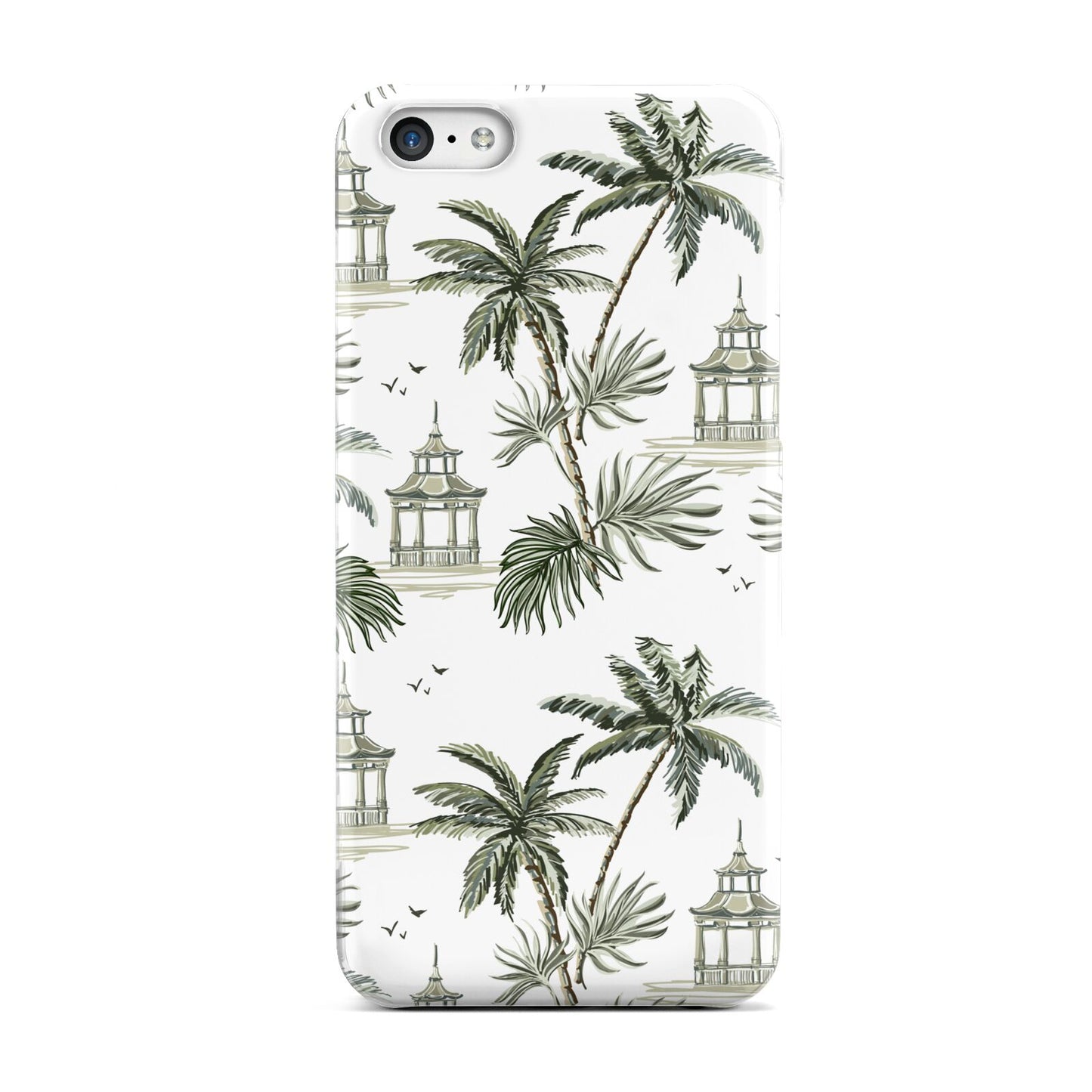 Palm Tree Pattern Apple iPhone 5c Case