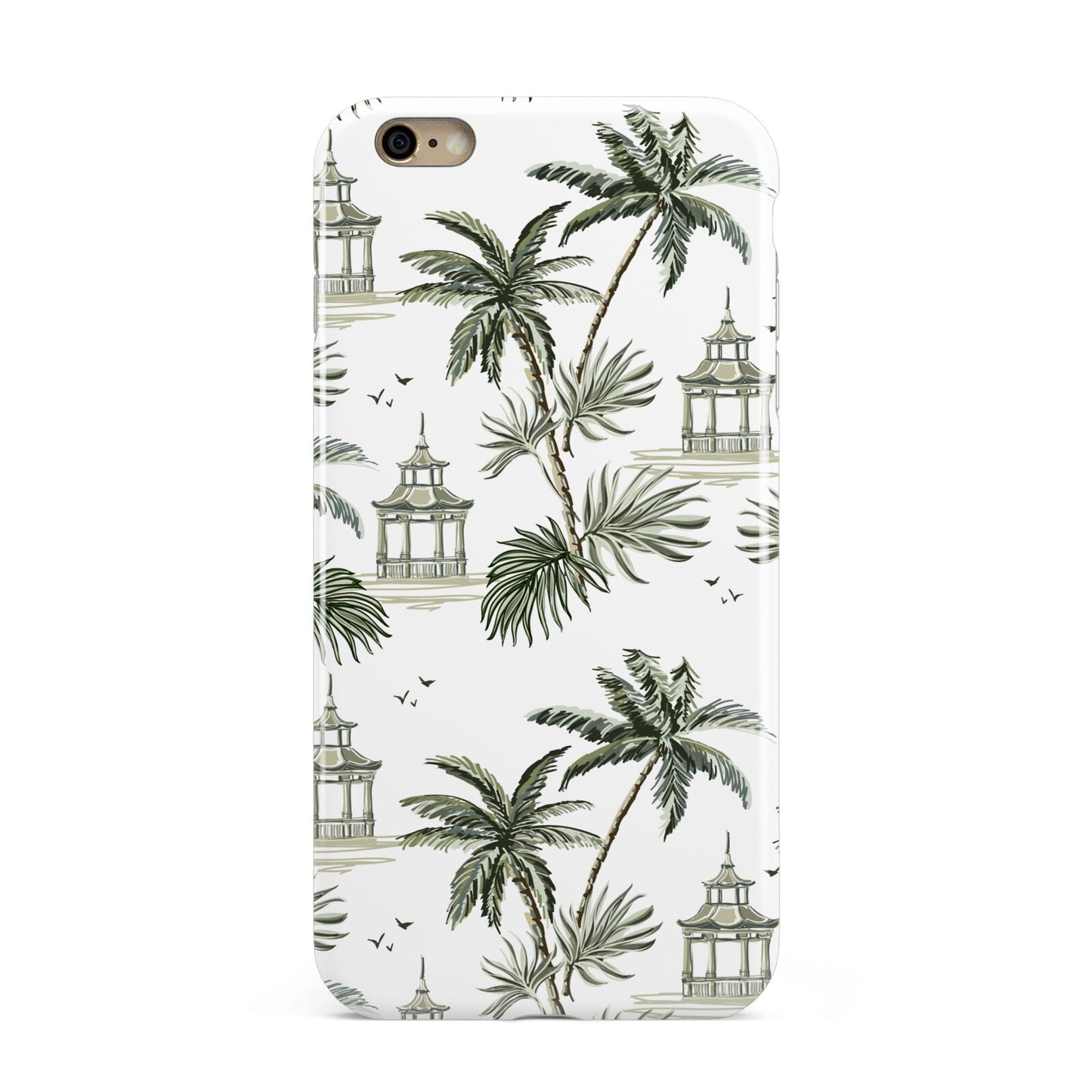 Palm Tree Pattern Apple iPhone 6 Plus 3D Tough Case