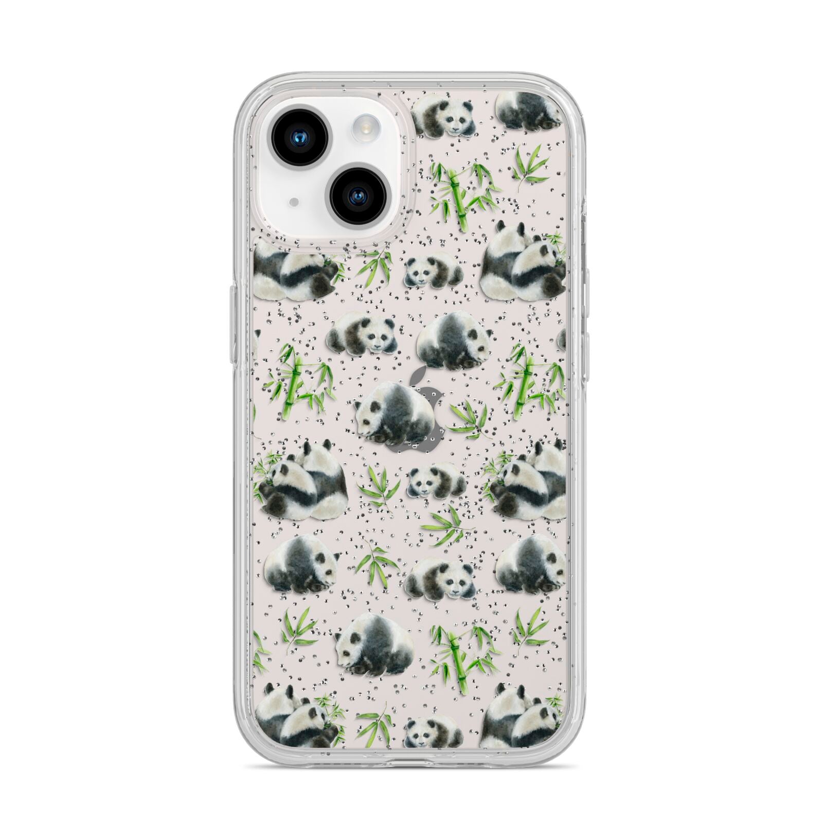 Panda iPhone 14 Glitter Tough Case Starlight