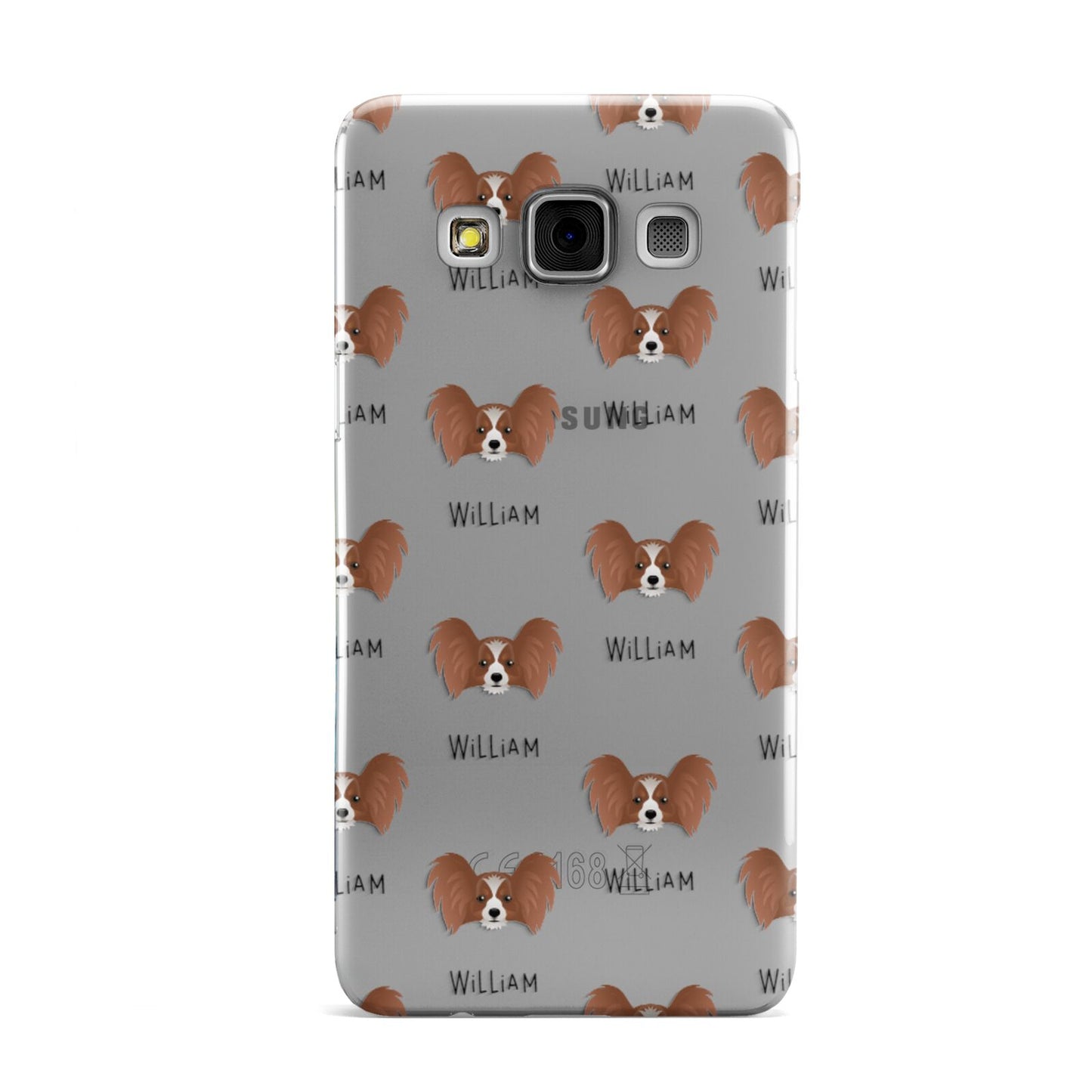 Papillon Icon with Name Samsung Galaxy A3 Case