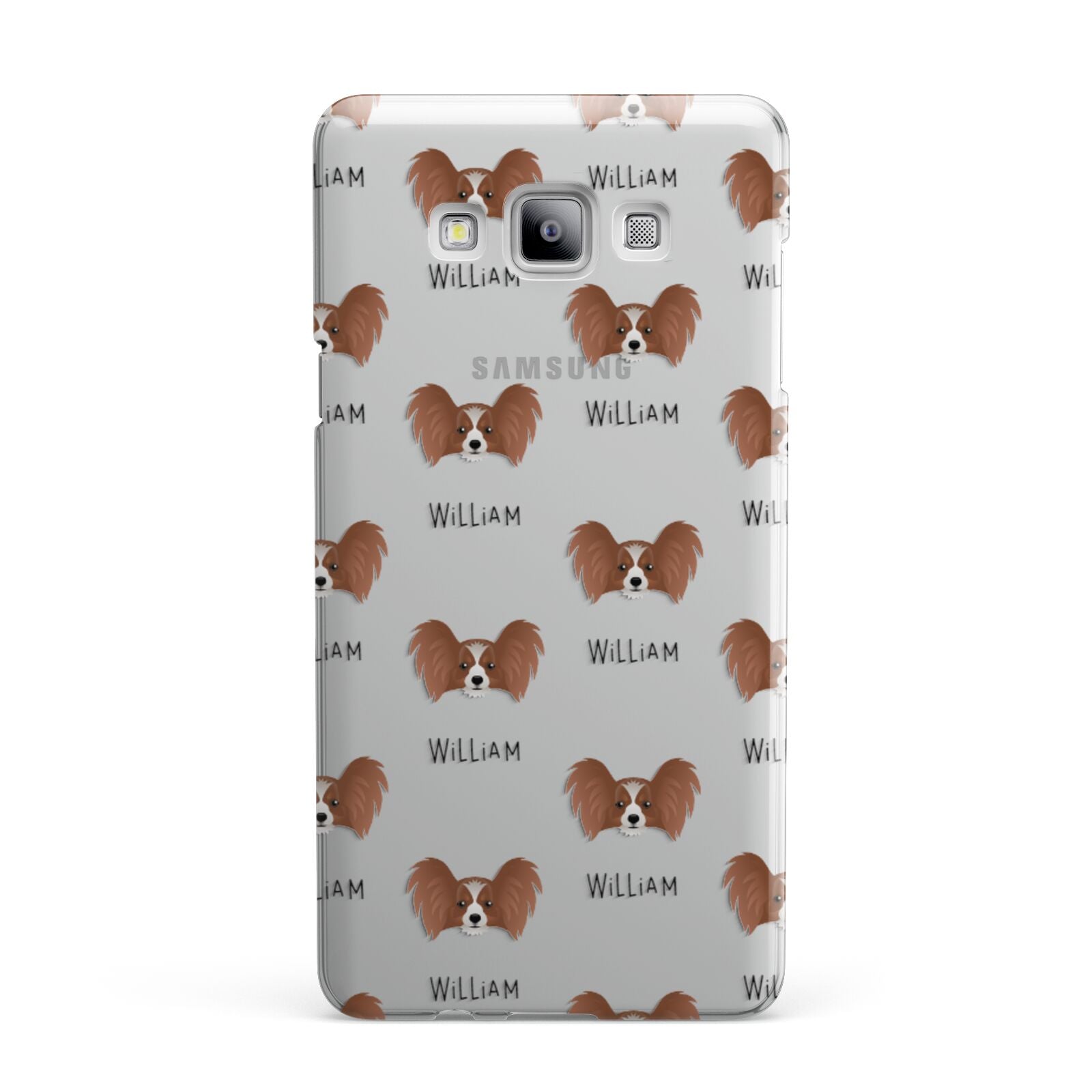 Papillon Icon with Name Samsung Galaxy A7 2015 Case