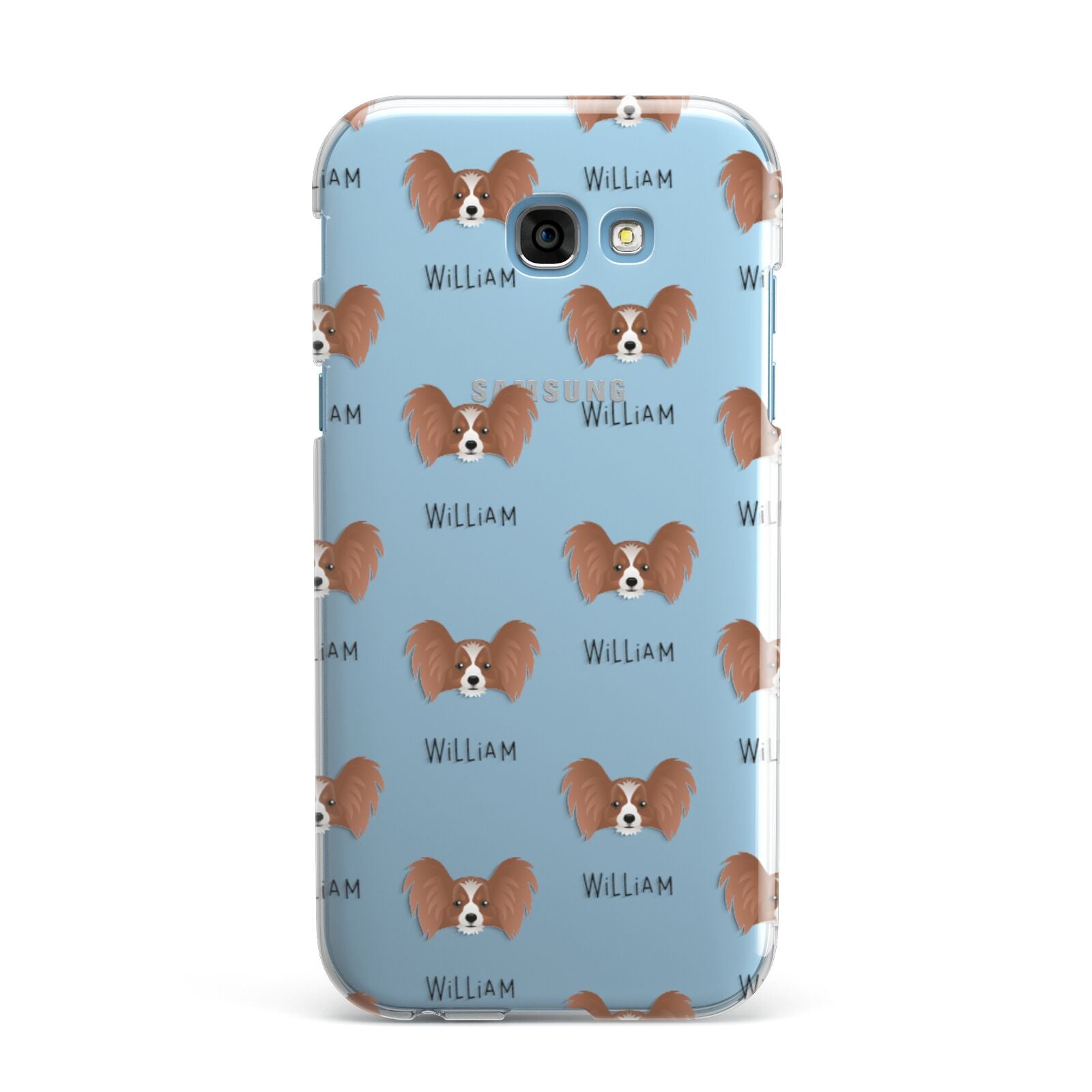 Papillon Icon with Name Samsung Galaxy A7 2017 Case