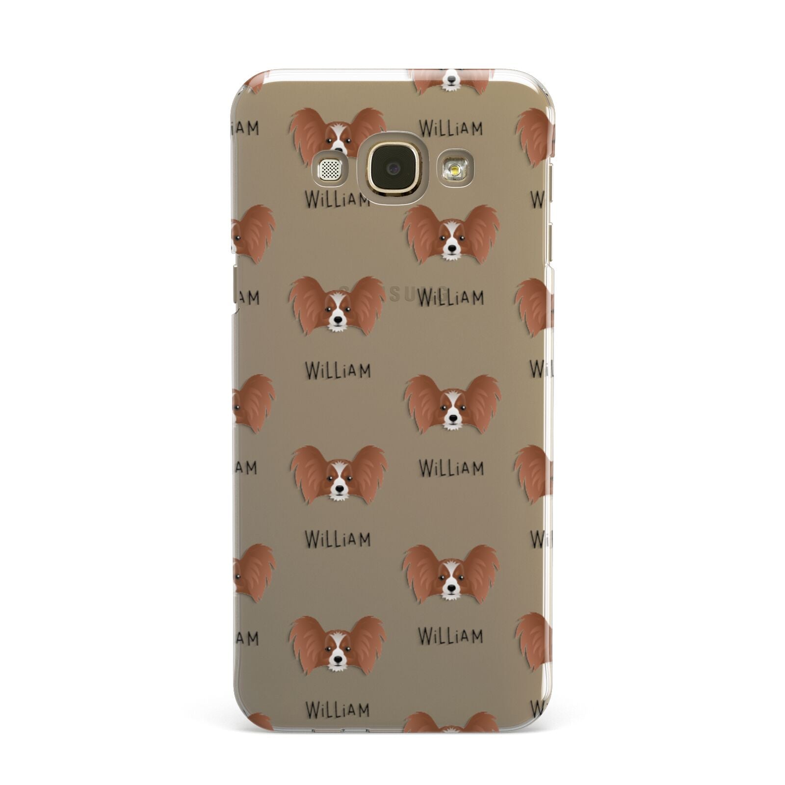 Papillon Icon with Name Samsung Galaxy A8 Case