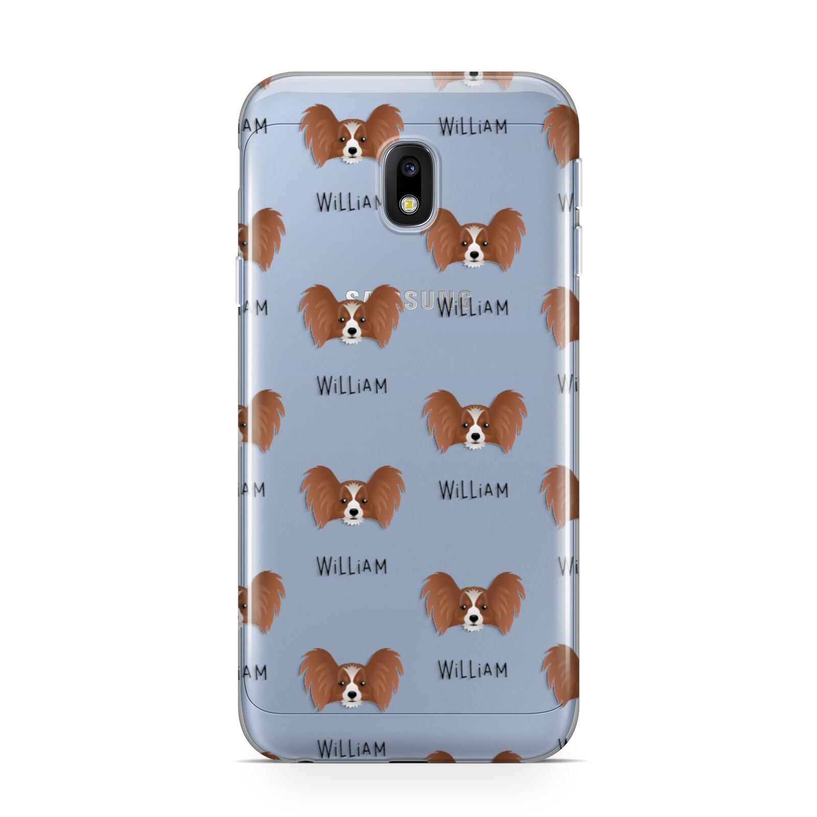 Papillon Icon with Name Samsung Galaxy J3 2017 Case