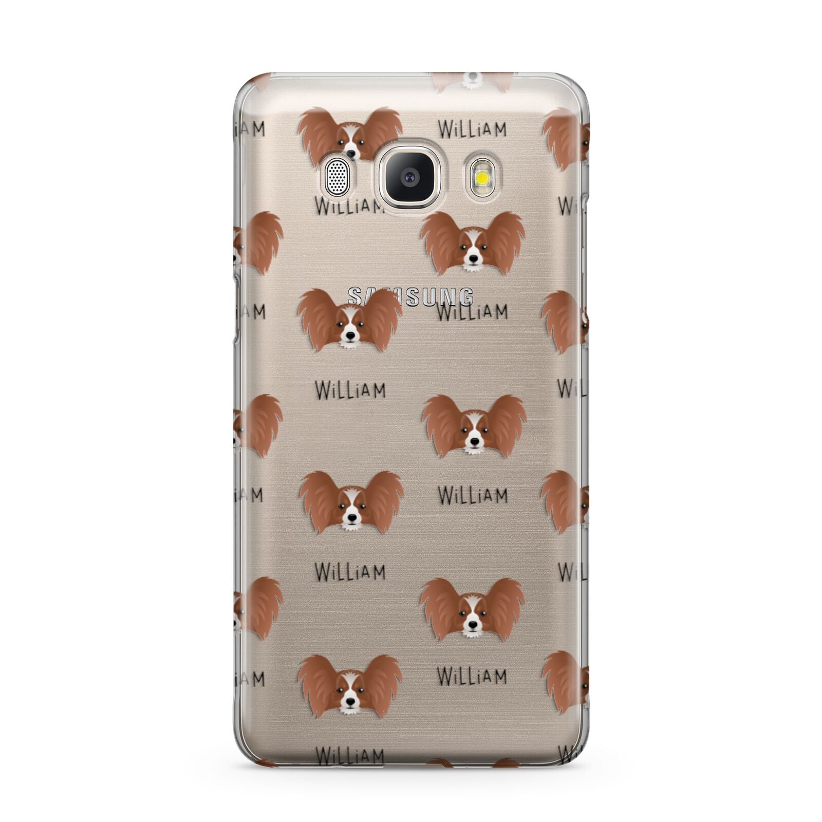 Papillon Icon with Name Samsung Galaxy J5 2016 Case