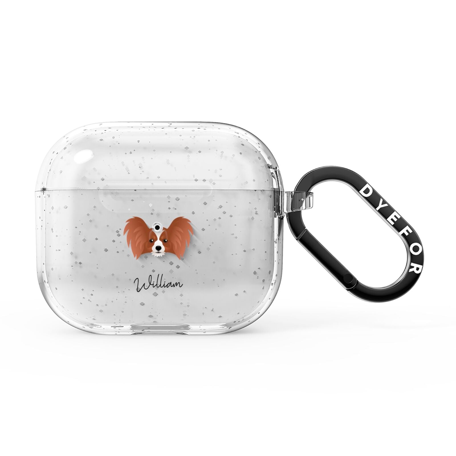 Papillon Personalised AirPods Glitter Case 3rd Gen
