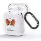 Papillon Personalised AirPods Glitter Case Side Image