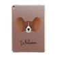 Papillon Personalised Apple iPad Rose Gold Case