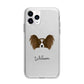 Papillon Personalised Apple iPhone 11 Pro Max in Silver with Bumper Case